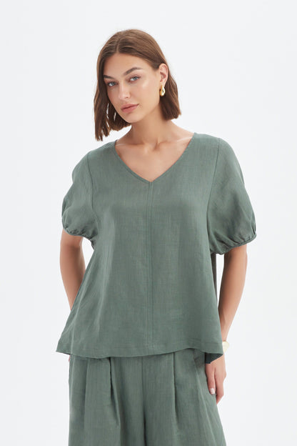 Bishop Sleeve Top