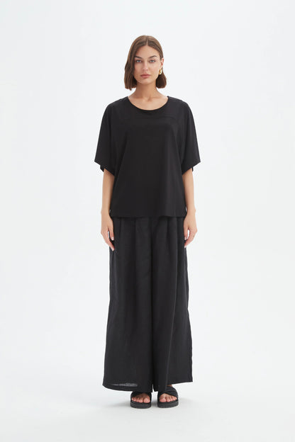 Wide Sleeve Yoke Tee