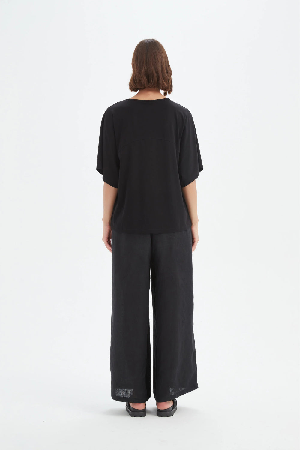 Wide Sleeve Yoke Tee