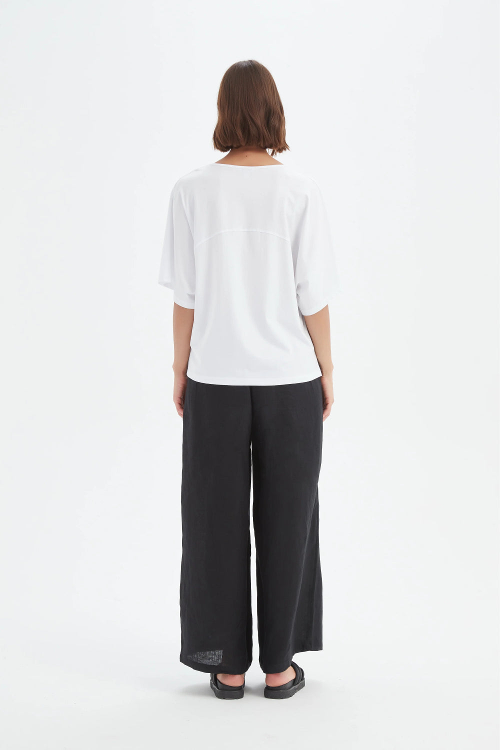 Wide Sleeve Yoke Tee