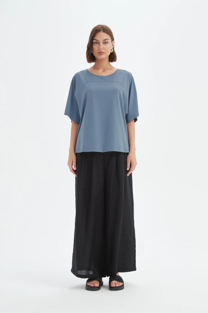 Wide Sleeve Yoke Tee