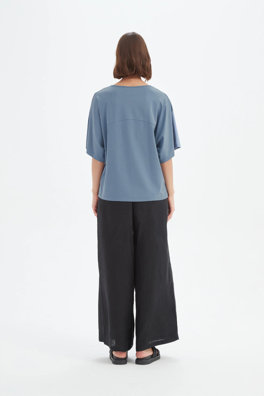 Wide Sleeve Yoke Tee