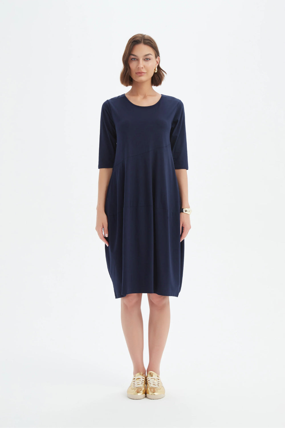 Diagonal Seam Sumer Dress