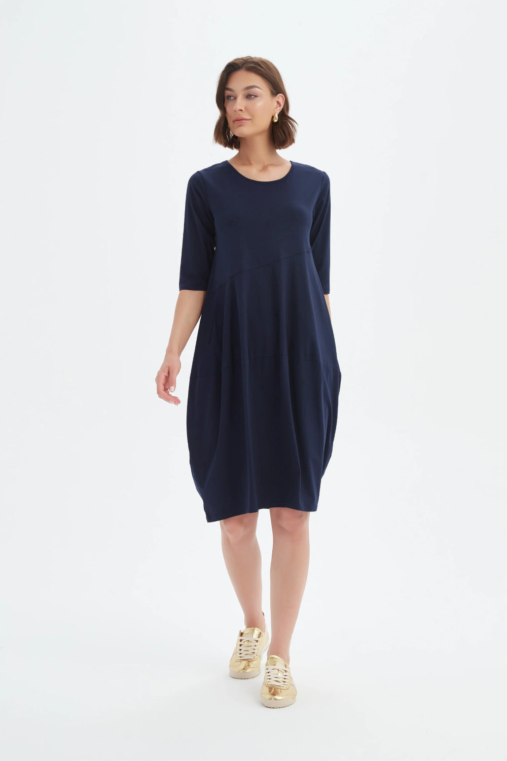 Diagonal Seam Sumer Dress