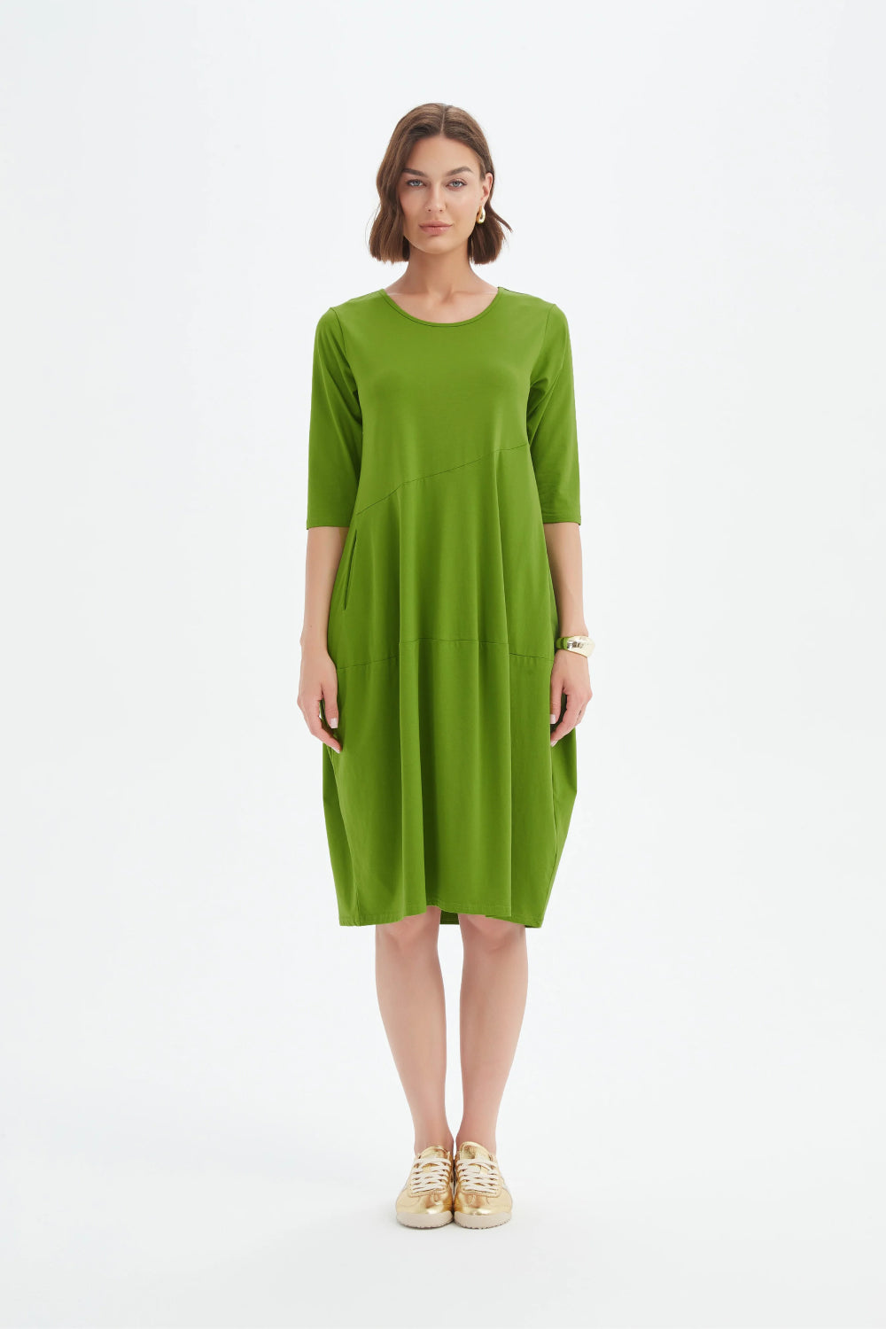 Diagonal Seam Sumer Dress