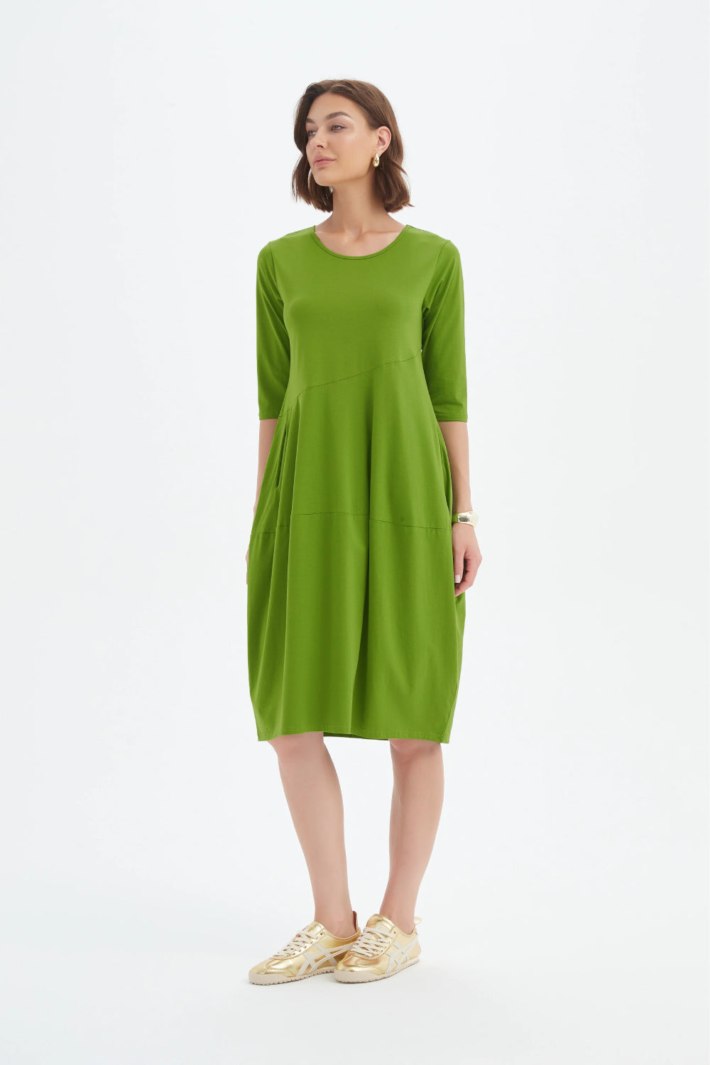 Diagonal Seam Sumer Dress