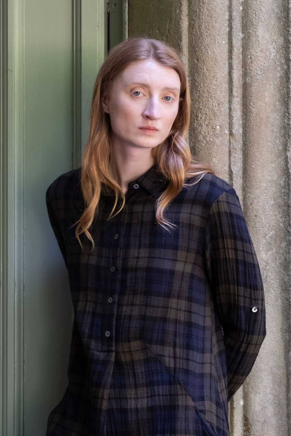 Big Check Alexa Shirt Dress