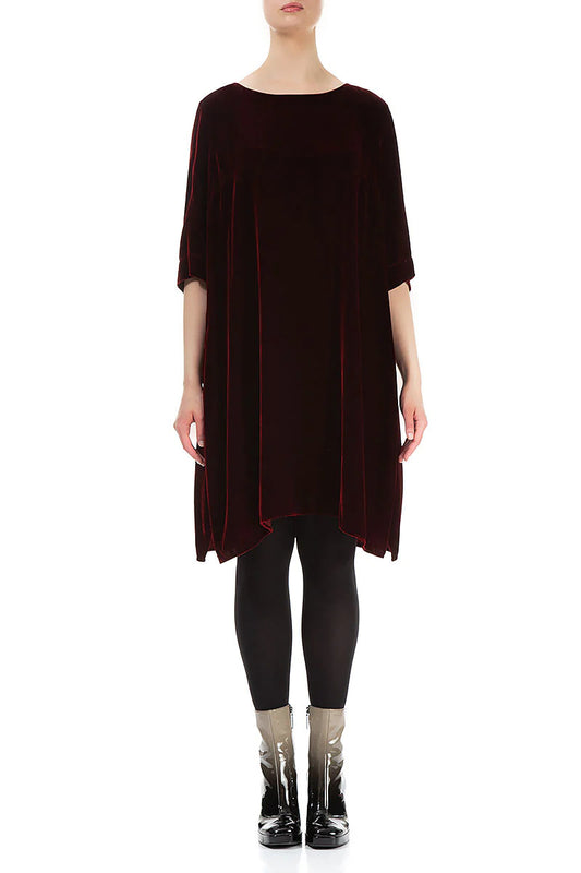 Grizas Silk Velvet 52440 Dress Red