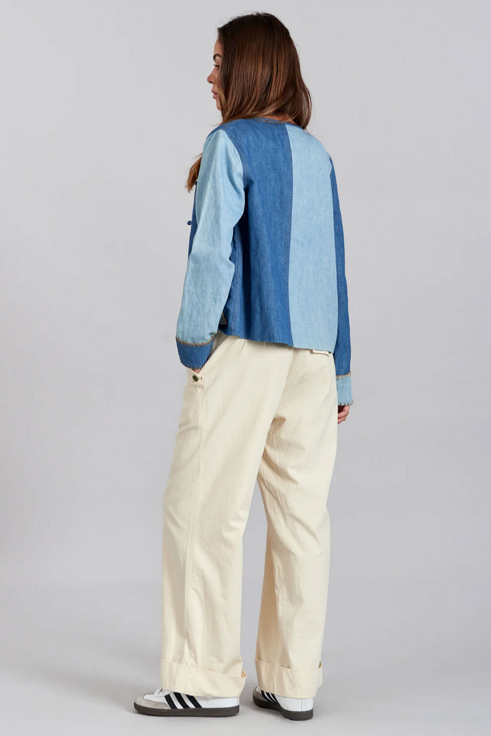 Komodo Nelly Patchwork Jacket Blue