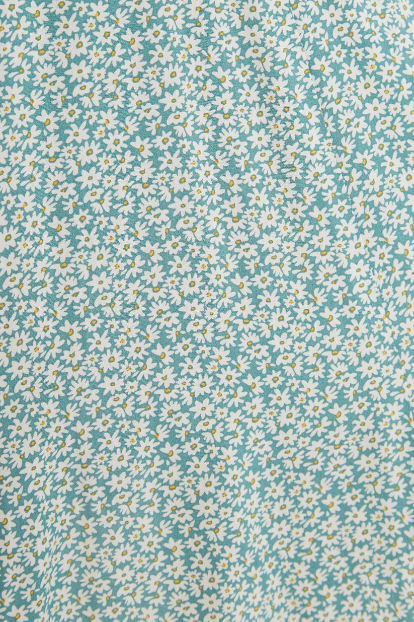 Louche Cathleen Midi Tea Dress Periwinkle Green 