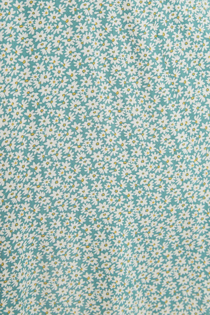 Louche Cathleen Midi Tea Dress Periwinkle Green 