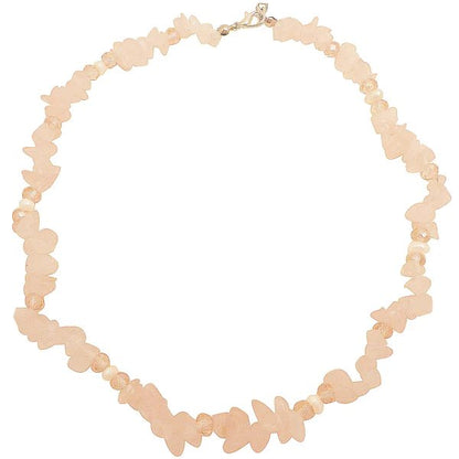 Lotus Feet Pink Chip Necklace