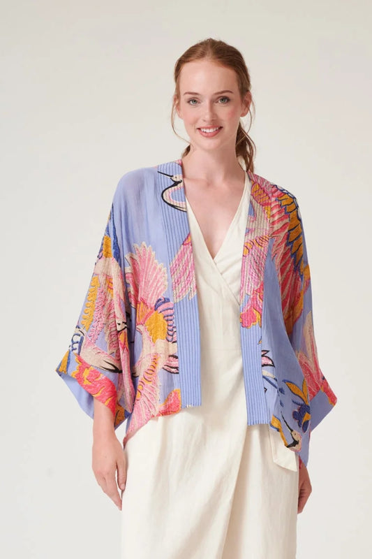 Crane Kimono