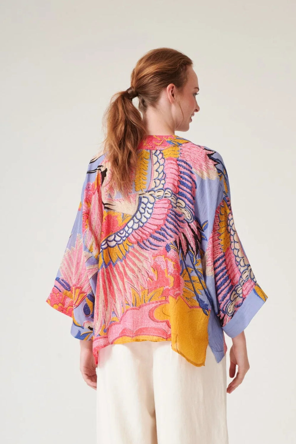 Crane Kimono