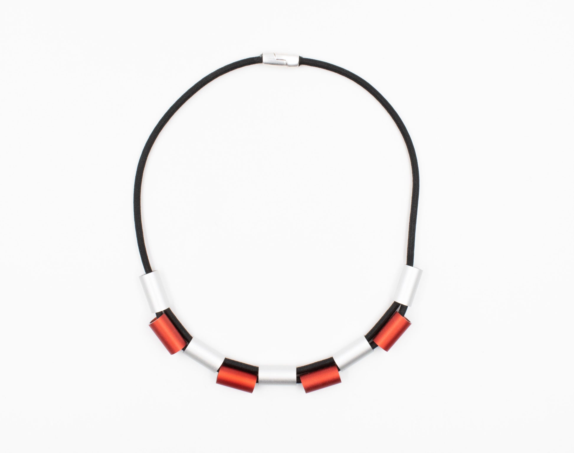Christina Brampti K2179 Alternating Bead Necklace Red