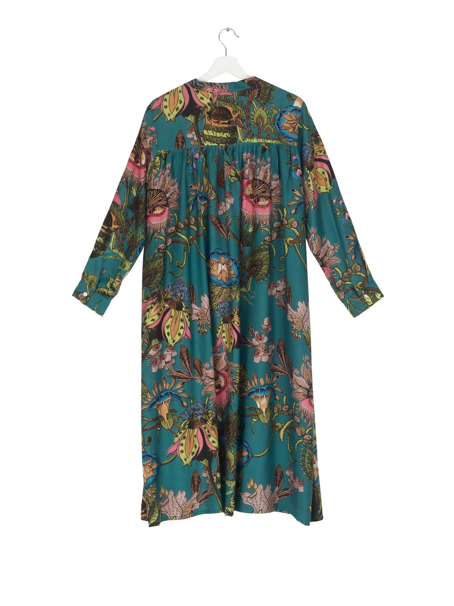 One Hundred Stars Eccentric Blooms Duster Teal
