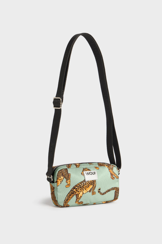 Emerald Leopard Mini Bag