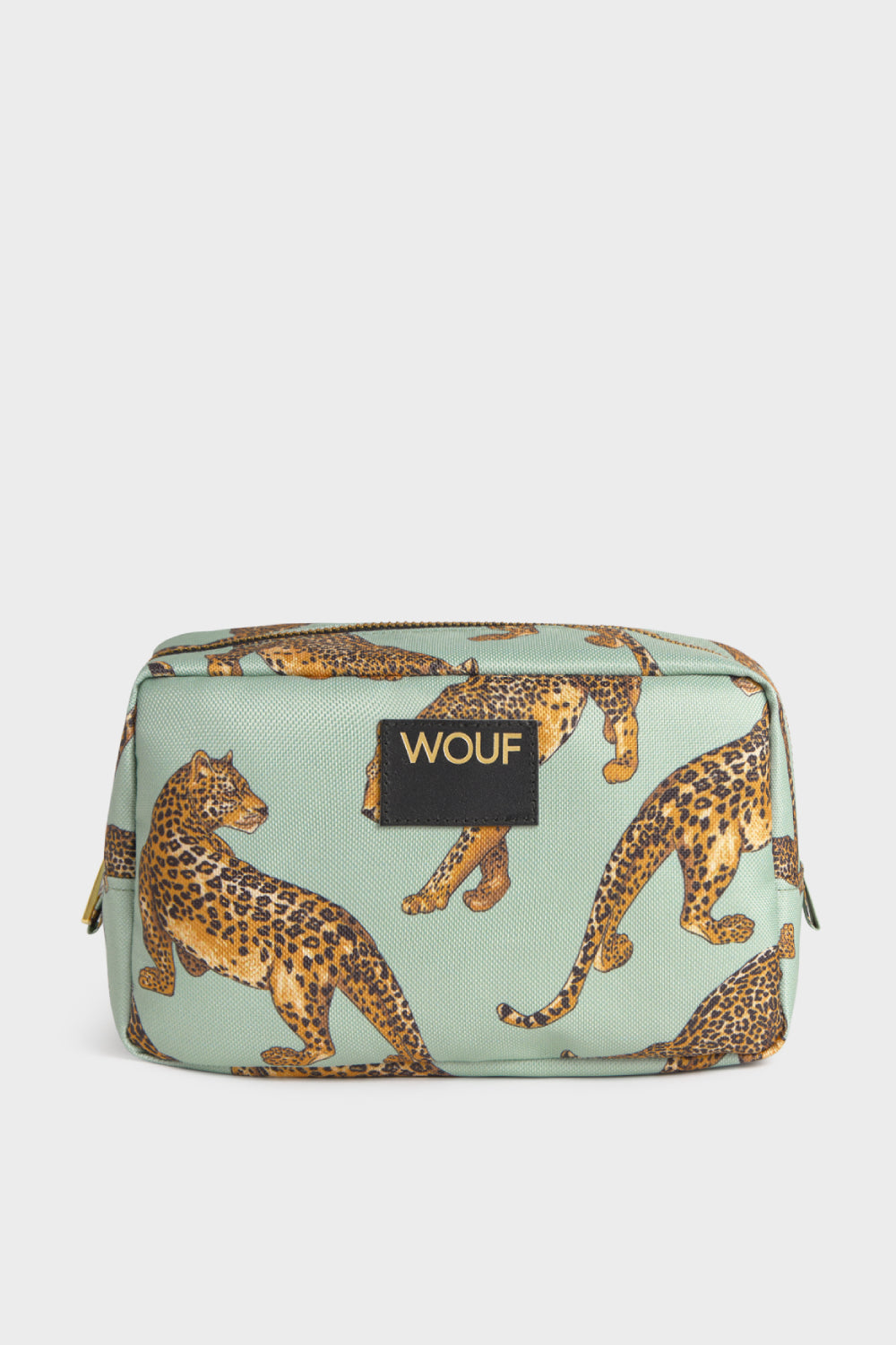 Emerald Leopard Toiletry Bag