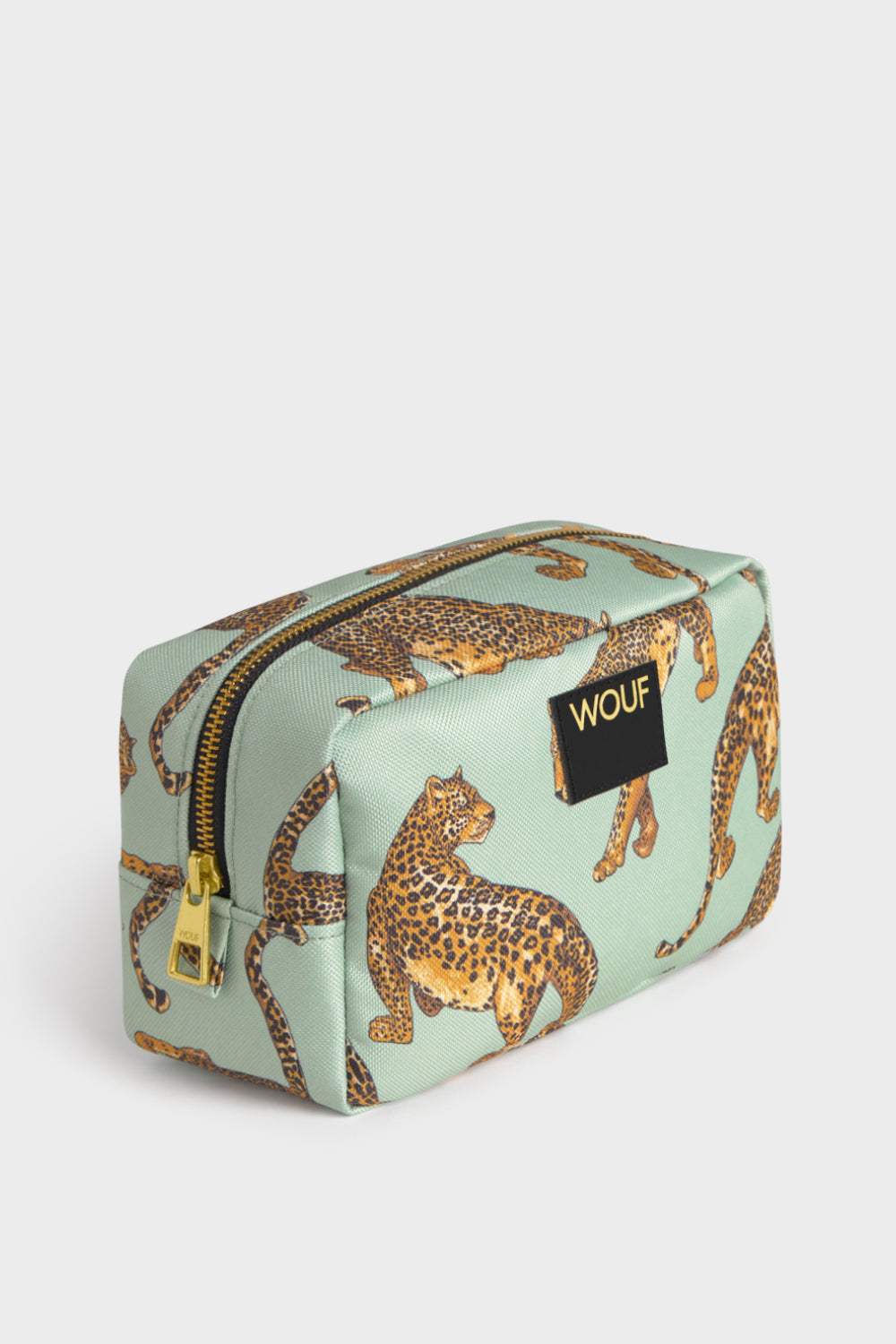 Emerald Leopard Toiletry Bag
