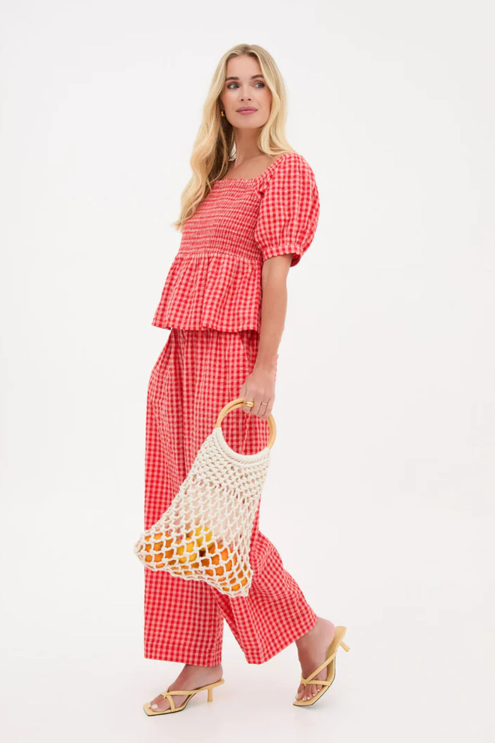 Lea Gingham Top
