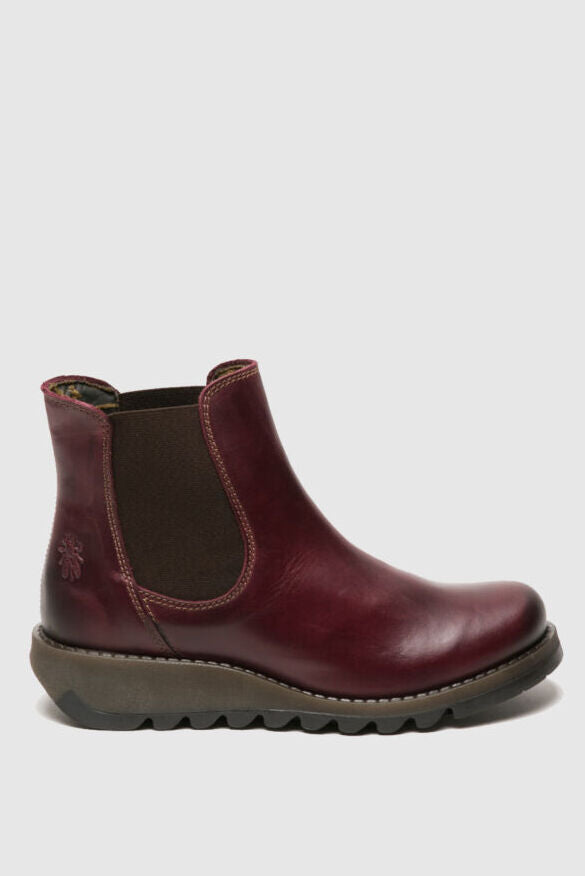 Fly London Salv Boot Wine Black