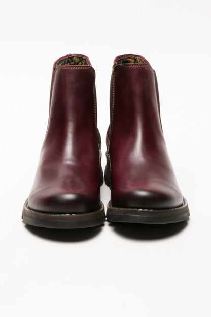 Fly London Salv Boot Wine Black