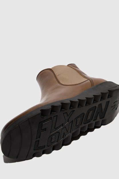 Fly London Salv Boot Rug Olive Green