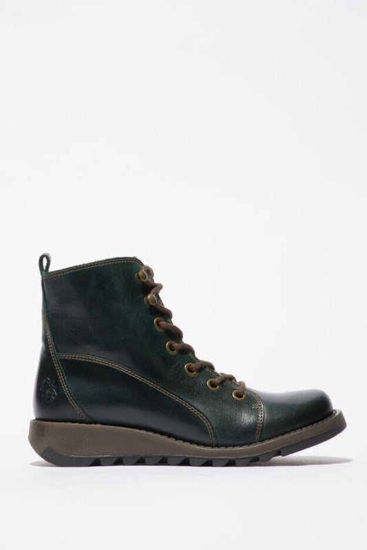Fly London Sore Boot Petrol Leather