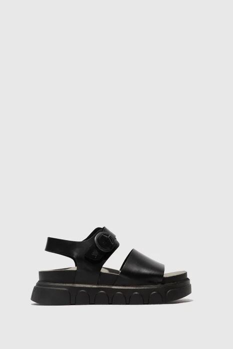 Fly London Cree Sandal Black Black