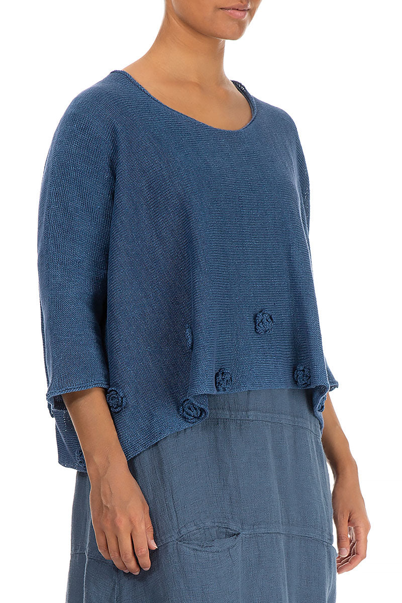 Grizas Flower Linen 6645 Jumper Wild Berry