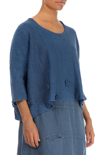 Grizas Flower Linen 6645 Jumper Wild Berry