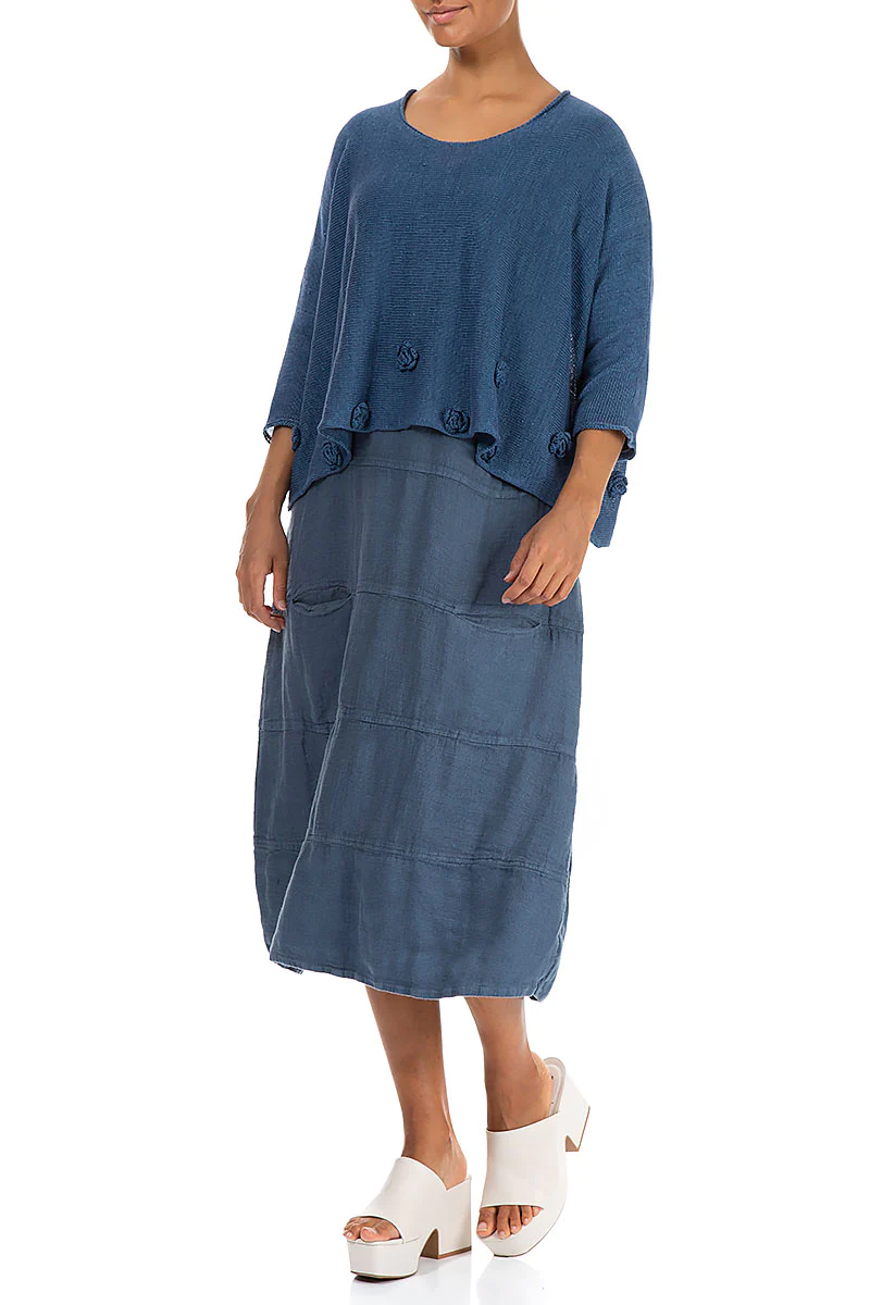 Grizas Flower Linen 6645 Jumper Wild Berry