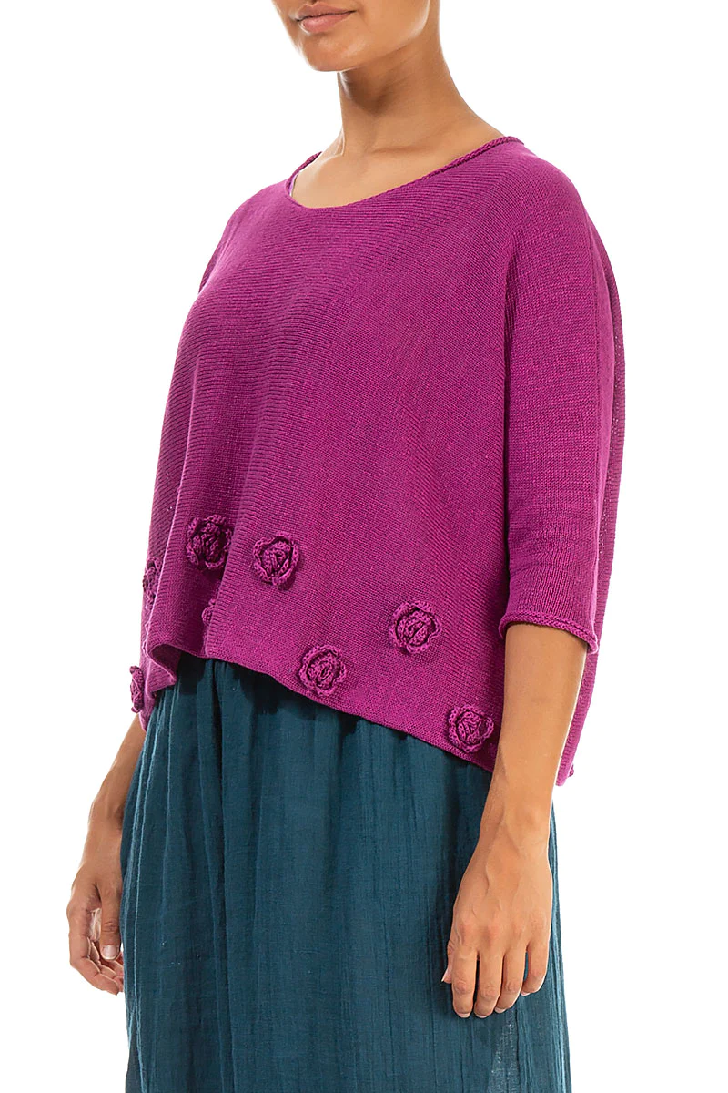 Grizas Flower Linen 6645 Jumper Green