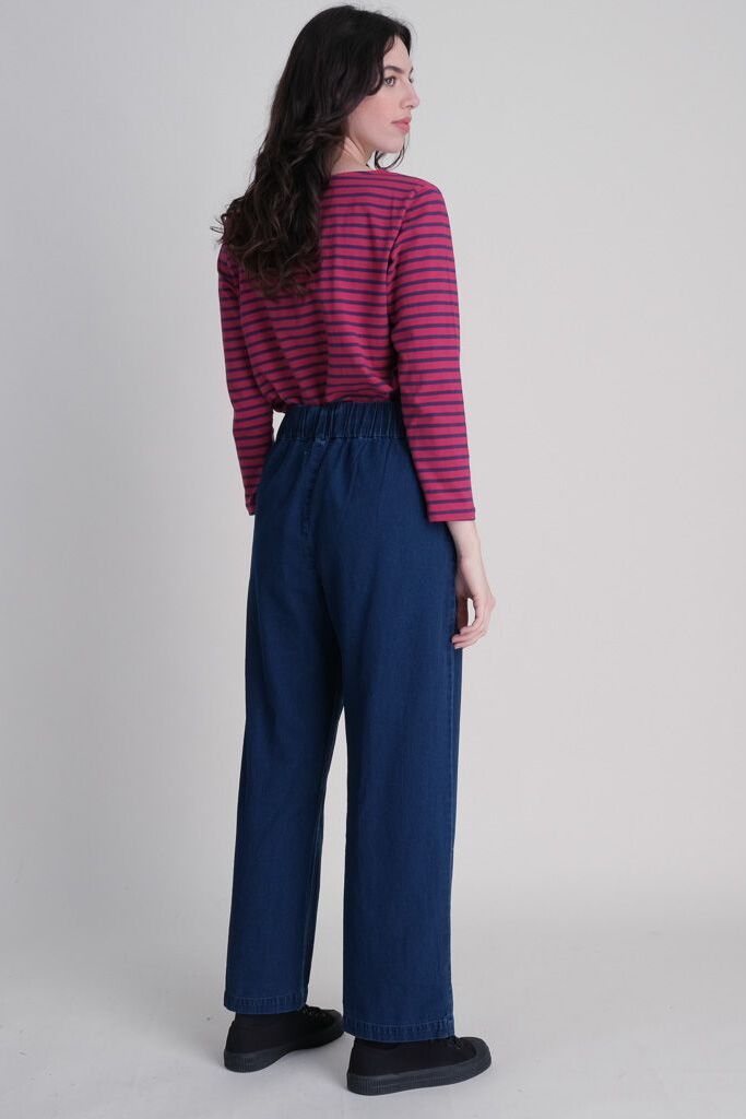 Bibico Anna Wide Legged Trousers Blue