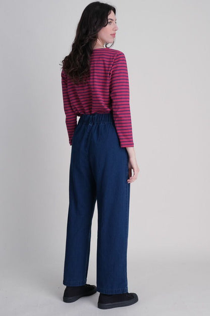 Bibico Anna Wide Legged Trousers Blue