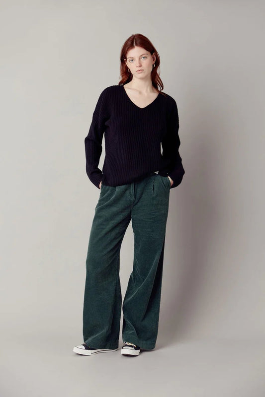 Komodo Tiger Cord Trousers Soft Ivy Green