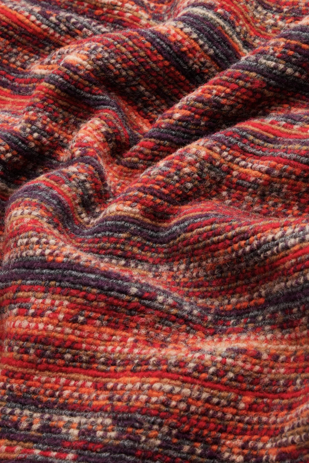Artisan Wool Blend Stripe Coat