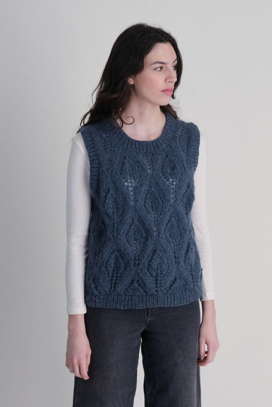 Bibico Bailey Knitted Vest Navy Blue