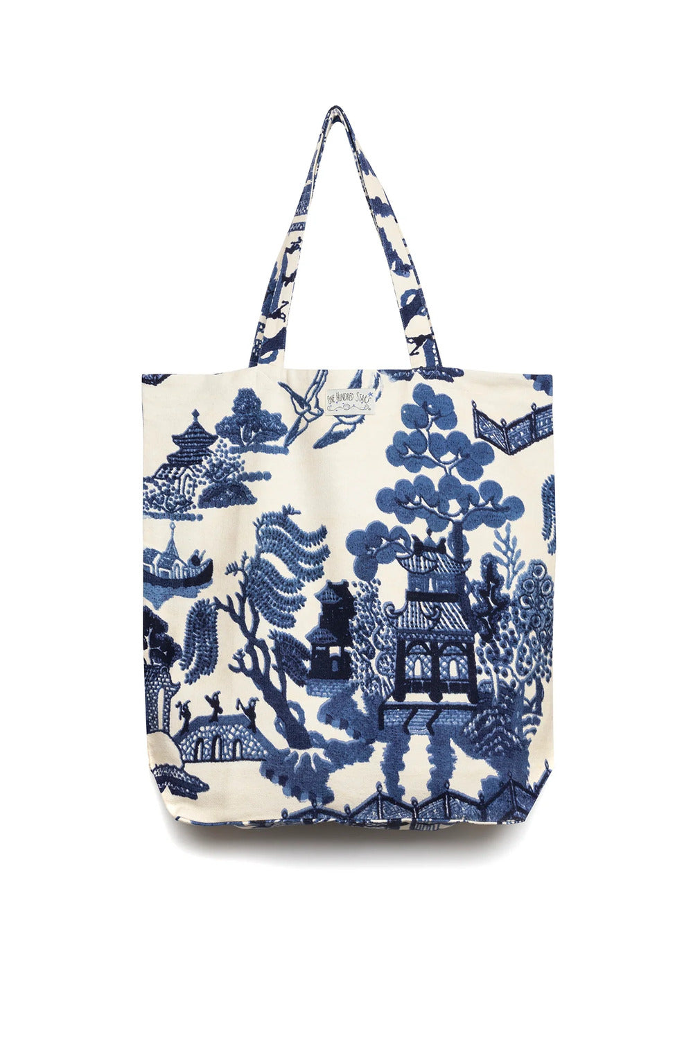 One Hundred Stars Giant Willow Canvas Bag 