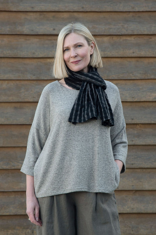 Thing Clothing Super Soft 6691 Knit Jumper Aluminium Grey