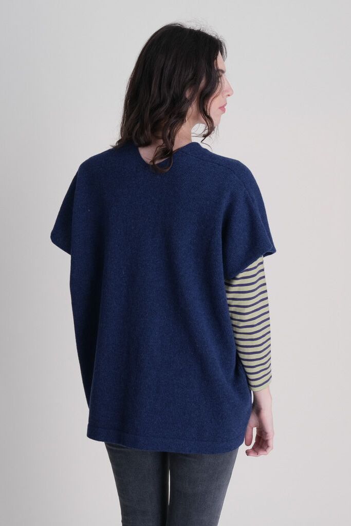 Bibico Aria Wool Tank Top Marine 