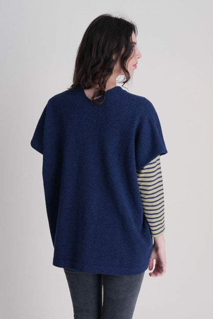 Bibico Aria Wool Tank Top Marine 