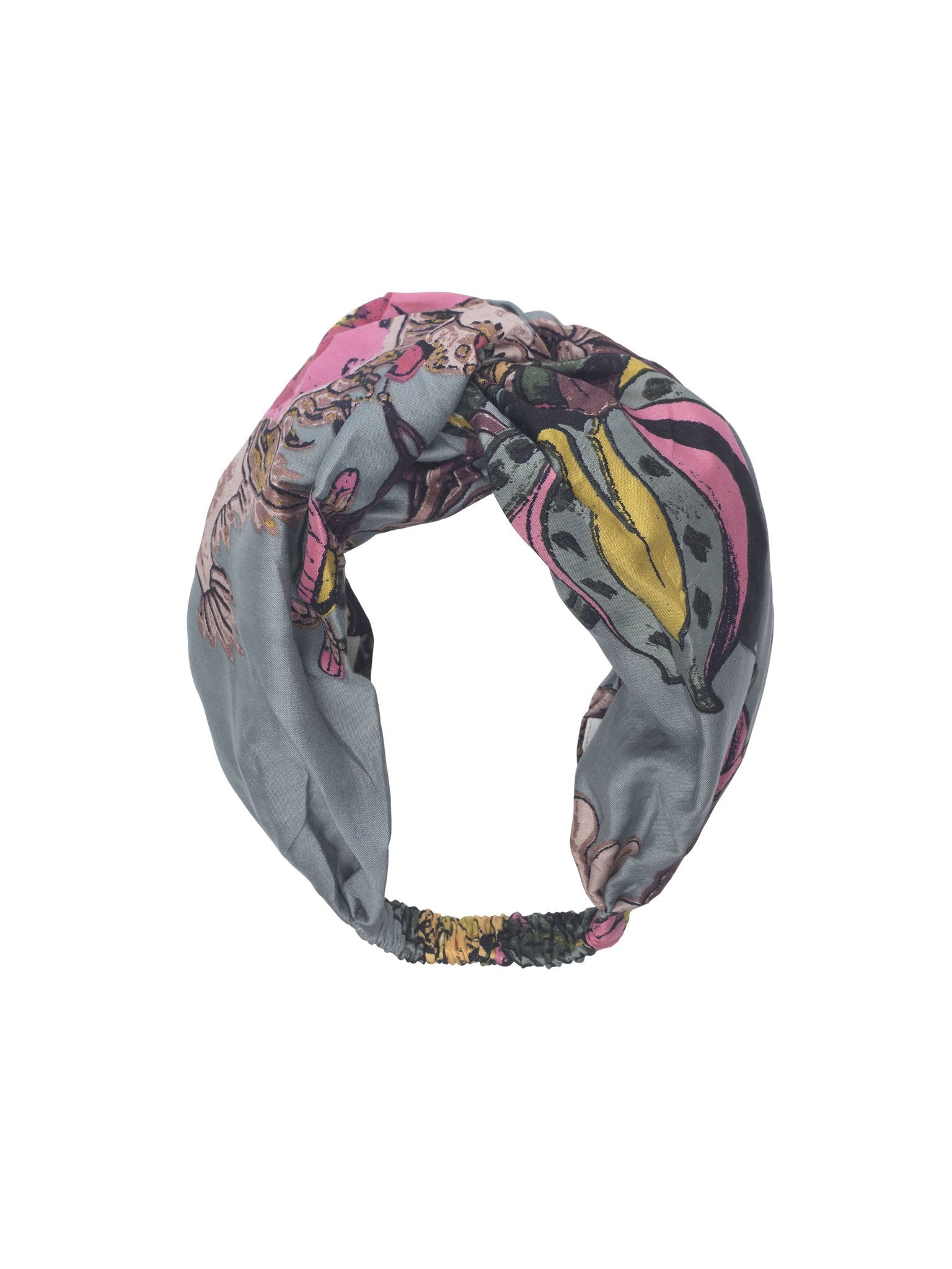 One Hundred Stars Eccentric Blooms Headband Pewter