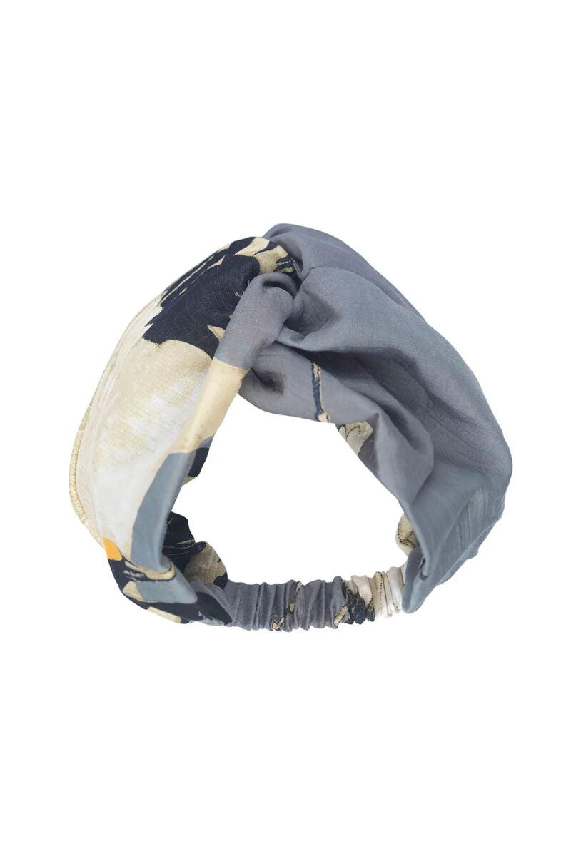 One Hundred Stars Stork Headband Slate