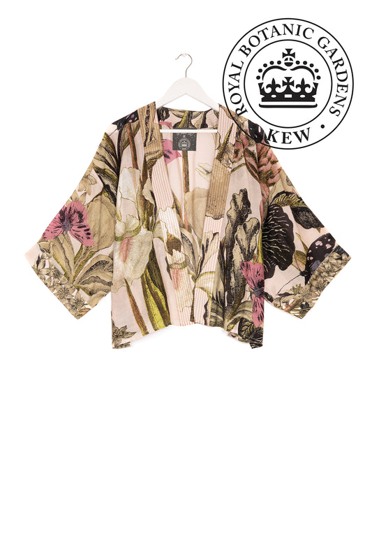 One Hundred Stars Kew Iris Blush Kimono