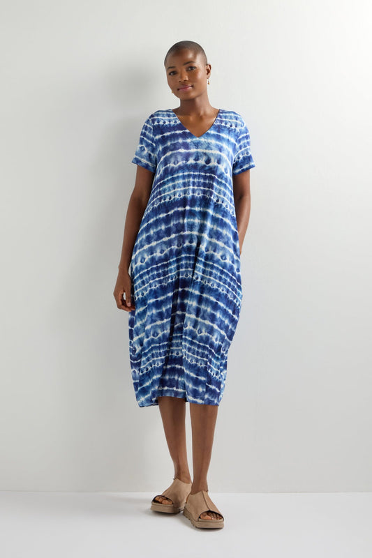 Tie Dye Jersey Bubble Dress