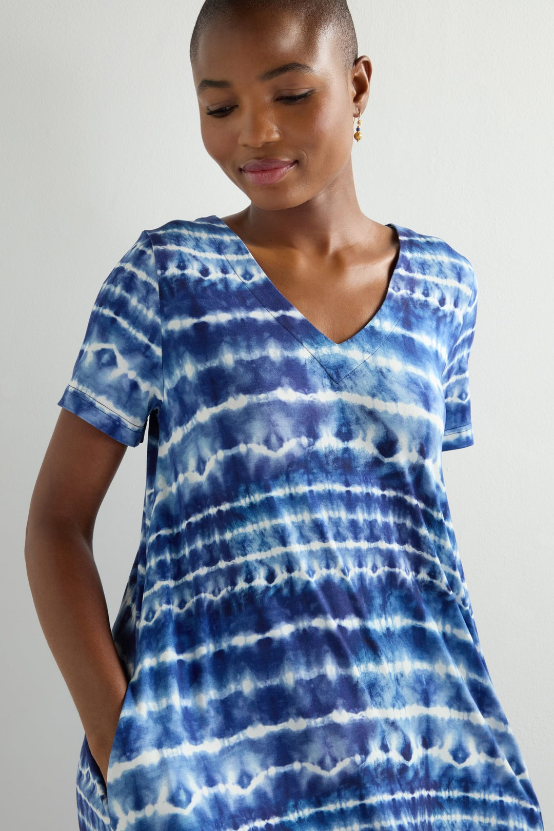 Tie Dye Jersey Bubble Dress
