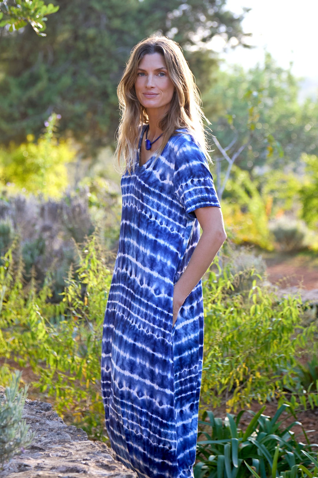 Tie Dye Jersey Bubble Dress