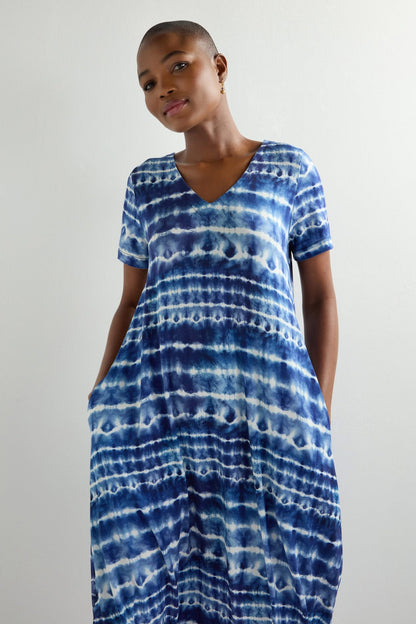 Tie Dye Jersey Bubble Dress