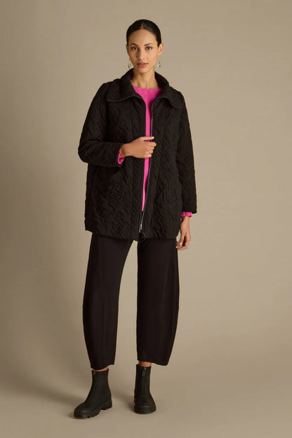 Abstract Quilted Cotton Jacket